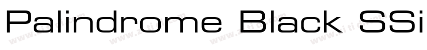 Palindrome Black SSi字体转换